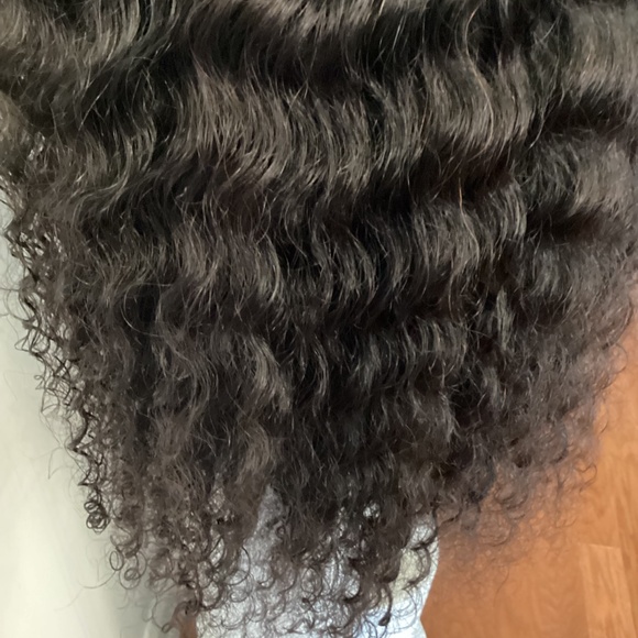 Water Wave Indian Ramy Hair 360 Lace , Preplucked(Color: #1)( NWOT) - Picture 8 of 13